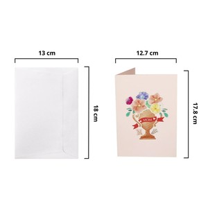 Carte pop-up 3D Aventure de camping dans la jungle avec enveloppe, cartes de vœux faites à la main avec tente et feu de camp pour les amateurs de plein air - Product Image 2