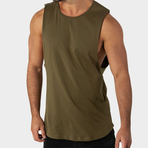Men Tank Top Performance Training Vest Quick Dry Material Men Tank Top Stretch Cotton Gym Vest Athletic Fit Men Tank Top - Product Image 3