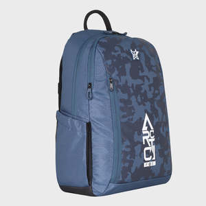 Sac à dos pour ordinateur portable Arctic Fox Grit en denim foncé - Oxford imperméable et PU avec blocage RFID, style décontracté moderne - Product Image 5