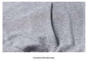เสื้อฮู้ดซิปผู้ชายแบบหนาบุขนแกะ สั่งทำพร้อมโลโก้ขายส่ง - Product Image 4