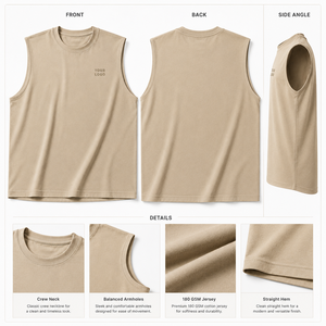 Ribbed Tank <b>Top</b> Custom Color Combination Curved Hem Design Breathable <b>Mesh</b> Fabric Custom Factory Direct For Running Training - Product Image 5