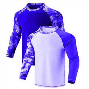 2026 Custom Sublimation <b>Men's</b> Rash Guard Set Spandex Nylon Quick Dry Athletic <b>Compression</b> Wear Plus Size Gym <b>Compression</b> <b>Shirt</b> - Product Image 1