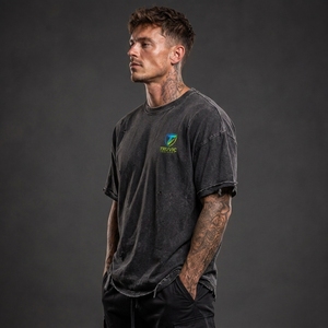 Premium Men Distressed <b>T</b> <b>Shirt</b> Soft Cotton Fabric Vintage Washed Finish Relaxed Fit Short Sleeve Casual Streetwear Apparel OEM - Product Image 3