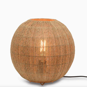 Outdoor Whisper <b>Leaf</b> Rattan Pendant <b>Light</b> 100% Handwoven - Product Image 4