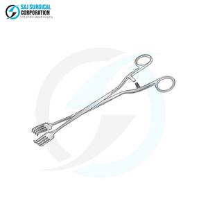 Pinzas Tenaculum Pratt, Herramienta Quirúrgica Manual de Acero Inoxidable de Grado Médico, Certificación CE Clase II para Uso Ginecológico y Obstétrico - Product Image 3