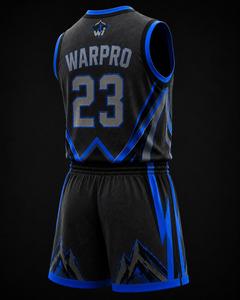 Ensemble d'uniformes de basketball sur mesure, nouveau style, respirant, séchage rapide, grande taille, logo frontal, uniforme de basketball ajustable - Product Image 2