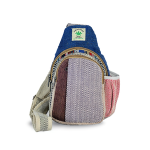 Sac à dos de voyage en coton et chanvre, confortable et écologique, sac à bandoulière - Product Image 2