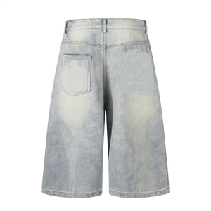 Shorts en jean délavé de qualité supérieure pour femme, taille mi-haute, respirants, séchage rapide, 100 % coton, pour l'été, prix direct usine - Product Image 6