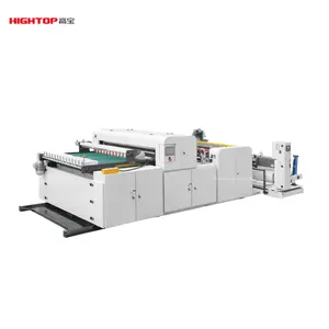 Papierrol Snijmachine Rewinder Fabrikant HQJ-1400C Papier Haspel Snijmachine Split Terugwikkelmachine