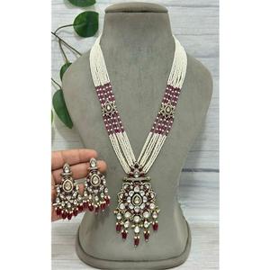 ชุดสร้อยคอจี้มุกชุบทองคุณภาพพรีเมียม ดีไซน์หรูหรา เหมาะสำหรับงานแต่งงานและงานปาร์ตี้สำหรับผู้หญิง - Product Image 1