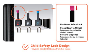 «Taiwan Buder» Tri-Temperature Floor-<b>Standing</b> Water Dispenser - Product Image 4