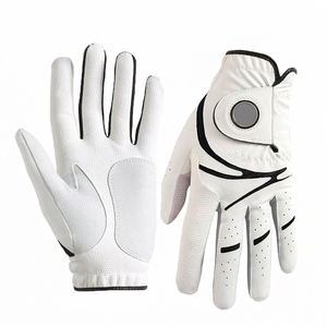 Gants de golf en cuir PU Cabretta ajustables et élastiques pour hommes et femmes, main gauche, personnalisables - Product Image 5