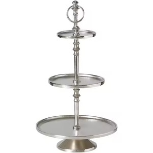 Classic Design Metal Cake Stand Cake Display Stand Dessert Serving Tray Party Table Decoration - Product Image 6