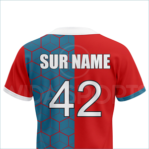 Unique Custom Printed <b>Baseball</b> Uniform Jersey Set Private Label Low MOQ Quick Delivery Breathable 100% Polyester Sportswear - Product Image 5