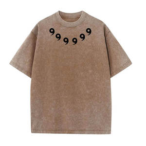 เสื้อยืดลายฟอกสีสไตล์ฮาราจูกุ ผ้าฝ้าย 100% คุณภาพสูง ระบายอากาศได้ดี เหมาะสำหรับฤดูร้อน แขนสั้น - Product Image 1