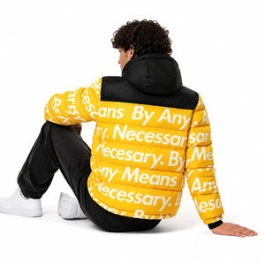 <b>Cheap</b> Price Men <b>Puffer</b> <b>Jacket</b> OEM Customized Logo Solid Color Outdoor Wear Bubble Quilted Fashion Clothing Winter <b>Jacket</b> - Product Image 5