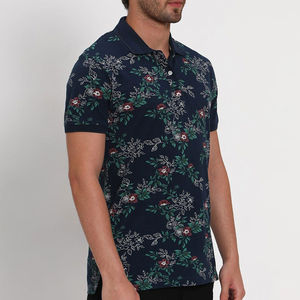 เสื้อโปโลชายคุณภาพสูง ผ้าฝ้าย 100% ดีไซน์ทันสมัย สไตล์สตรีทแวร์ ปรับแต่งได้ ผ้าถักอย่างดี ไซส์ใหญ่ - Product Image 2