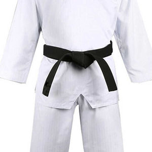 Dobok de Taekwondo Duradero, Ligero, Transpirable y de Secado Rápido, de Poliéster/Algodón, con Cinturón Blanco para Adultos, para Práctica y Combate - Product Image 4
