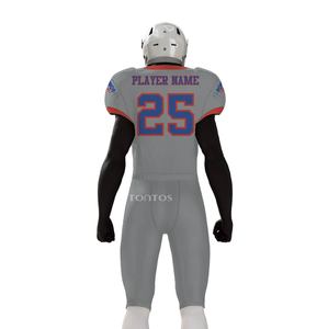 Maillots et uniformes de football américain unisexes les plus vendus, respirants, à séchage rapide, à manches courtes pour adultes et jeunes - Product Image 5
