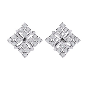 Boucles d'oreilles en diamant naturel certifié EF VVS VS Or 18 carats Certifié IGI Coupe brillante Bijoux fins de luxe pour femmes Vente en gros - Product Image 4