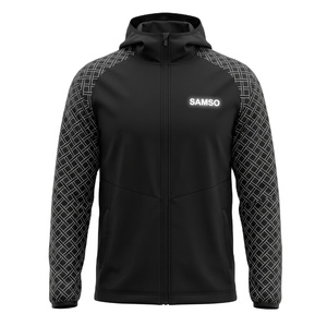 Men's Winter Sporty Hooded Windbreaker <b>Jacket</b> <b>Thin</b> Zipper Breathable <b>Waterproof</b> Outdoor Hiking <b>Jacket</b> - Product Image 3