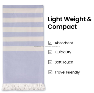 Toallas de Playa de Lujo VIP, 250GSM, Súper Suaves y Absorbentes, Toallas de Piscina para Hotel OEM, Venta al Por Mayor de Fábrica - Product Image 6