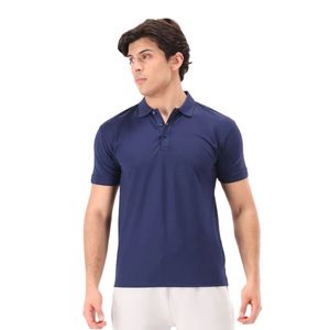 Polo pour homme Legends, bleu marine, manches courtes, polo décontracté en coton piqué, vêtements personnalisés en gros - Product Image 1