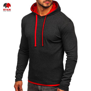 Sudadera con Capucha para Hombre Ryan Pro Gear con Logotipo Personalizado en la Parte Delantera, 100% Algodón Felpa, Corte Regular, Invierno, Suministro ODM OEM - Product Image 6