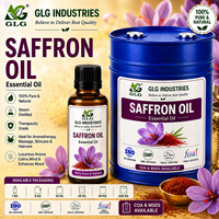 Huile essentielle de safran pour l'aromathérapie, les cosmétiques, les soins personnels, les soins capillaires, les savons, les massages et la formulation de parfums naturels