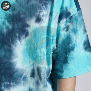 Nouveaux T-shirts pour hommes à manches courtes, avec logo personnalisé, en tissu tricoté respirant, tie-dye, haute qualité, prix bas, en promotion - Product Image 6