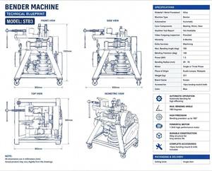 Premium Quality Automatic Exhaust Pipe Bender STB-3 with Gear Core Components Alloy Material 2HP/3HP Motor Pipe <b>Bending</b> <b>Machine</b> - Product Image 6