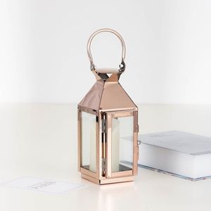 Rustic Metal <b>Lantern</b> Candle Holder Set Farmhouse Decorative <b>Hurricane</b> <b>Lanterns</b> For Wedding Centerpiece Decoration - Product Image 3