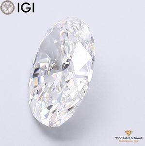 Diamante Cultivado en Laboratorio con Certificado IGI, Claridad VVS1, Color D, Corte Oval Excelente, 3.00 Quilates, para Joyería Fina - Product Image 3