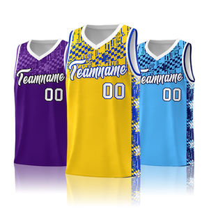 Uniformes de Baloncesto Personalizados al Por Mayor de Alta Calidad, Tallas Grandes, Estampados/Bordados, Unisex, Sin Mangas, de Malla de Secado Rápido - Product Image 2