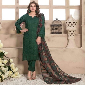 Venta caliente de la marca Tawakkal de 3 piezas de viscosa Salwar Kameez Trajes Noor E Saba Volumen para Pakistán y Damas Indias al por mayor - Product Image 4
