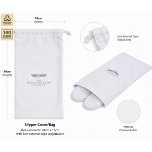 Pochette de maquillage en coton 140 GSM, pochette de maquillage de voyage, 18x34 cm, logo personnalisé, vente en gros, OEM, marque privée, commande en gros, modèle SS556 - Product Image 1