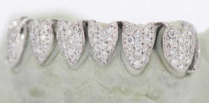 ตะแกรงย่างเพชรมอยส์ซอไนต์สำหรับผู้ชายตะแกรงฟันทอง10K สไตล์โปรวองซ์ตามสั่ง2023สุดอินเทรนด์ - Product Image 5