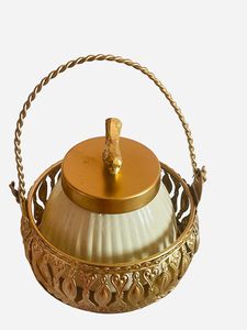 Bandeja de Servicio Tradicional India con Arte Pichwai de la Sagrada Vaca Divina Gau Mata - Product Image 2