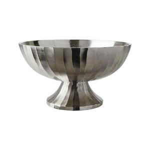 Frutero Decorativo, Utensilios de Cocina, Tazones para Mezclar, Acabado Antiguo en Peltre, Enfriador de Vino Champán Hecho a Mano, Tazón para Hielo con Pedestal - Product Image 3