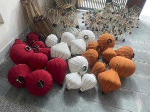 Lanterne Traditionnelle Vietnamienne Personnalisée en Bambou Hoi, Lampe Suspendue Faite à la Main en Bambou pour Mariage, Fête, Restaurant, Décoration Intérieure Multiple - Product Image 3