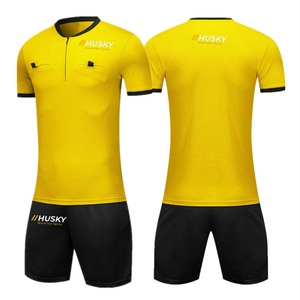Zuoyala Unisex Anpassbare Farbige Schiedsrichter-Trikot-Set Schwarze Shorts Atmungsaktives Polyester Siebdruck Wärmeübertragungsdruck Uniform - Product Image 4