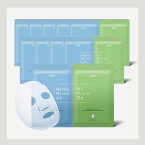 มาส์กหน้า- Prreti Dual Mask 2 แผ่น 1 ชุด ชุดบำรุงผิวชุ่มชื้นและปลอบประโลม 10 ชุด ผลิตในเกาหลี ไฮยาลูรอนิค แอซิด - Product Image 2