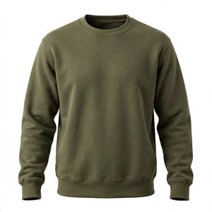 เสื้อสเวตเชิ้ตแขนยาวผู้ชายขายดี สีพื้น ผ้าฝ้ายนุ่ม แห้งเร็ว ระบายอากาศดี เป็นมิตรกับสิ่งแวดล้อม เหมาะสำหรับฤดูหนาว ดีไซน์ทันสมัย - Product Image 1