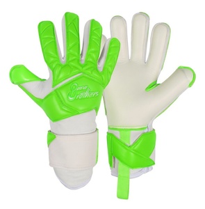 Professional Goalkeeper Gloves with Finger Spines and Padded Design to Reduce Hyperextension and Improve <b>Grip</b> <b>Control</b> - Product Image 5