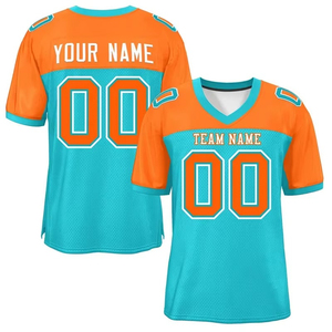 Venta al por Mayor de Camisetas de Fútbol Americano Personalizadas de Primera Calidad, Multicolores, de Manga Corta, Antibacterianas, Ropa Deportiva Unisex - Product Image 6