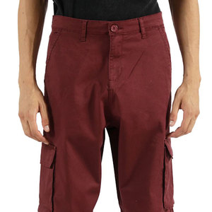 Pantalon Cargo Décontracté pour Homme, Multi-Poches, en Toile de Coton, Coupe Droite, Style Utilitaire, Streetwear Tendance - Product Image 6