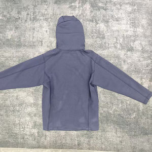 เสื้อฮู้ดซิปสีพื้นแบบยูนิเซ็กซ์ ทรงปกติ แขนยาวทรงบาน ผ้าฝ้าย 100% ระบายอากาศได้ดี ไม่หดตัว เหมาะสำหรับใส่ในฤดูหนาว - Product Image 6