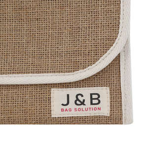 Bolsa de Archivo Ecológica de Yute con Costuras Resistentes y Organizador de Documentos Espacioso para Uso en Oficina y Negocios - Product Image 3
