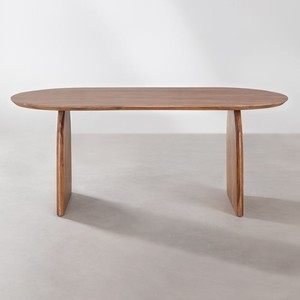 Vandana Hexa Merino Oval <b>dining</b> <b>table</b> in acacia wood (200x100 cm) Bedum - Product Image 5