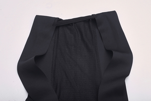 Cuissardes de cyclisme ajustées pour hommes, gris et blanc, respirantes, anti-humidité, en Spandex et Polyester 220g - Product Image 3
